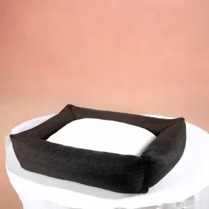 Orthopedic Lounger Dog Bed - Black