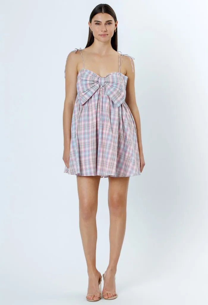 Play Date Mini Dress-Picnic Pink