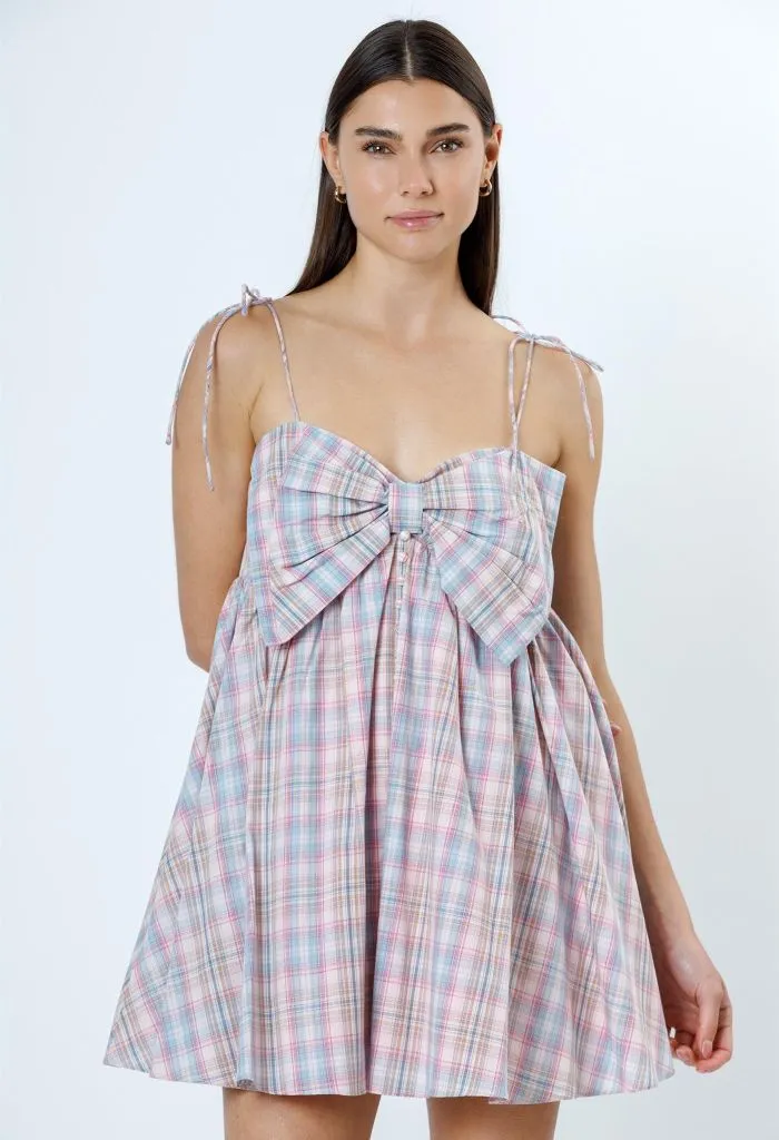 Play Date Mini Dress-Picnic Pink
