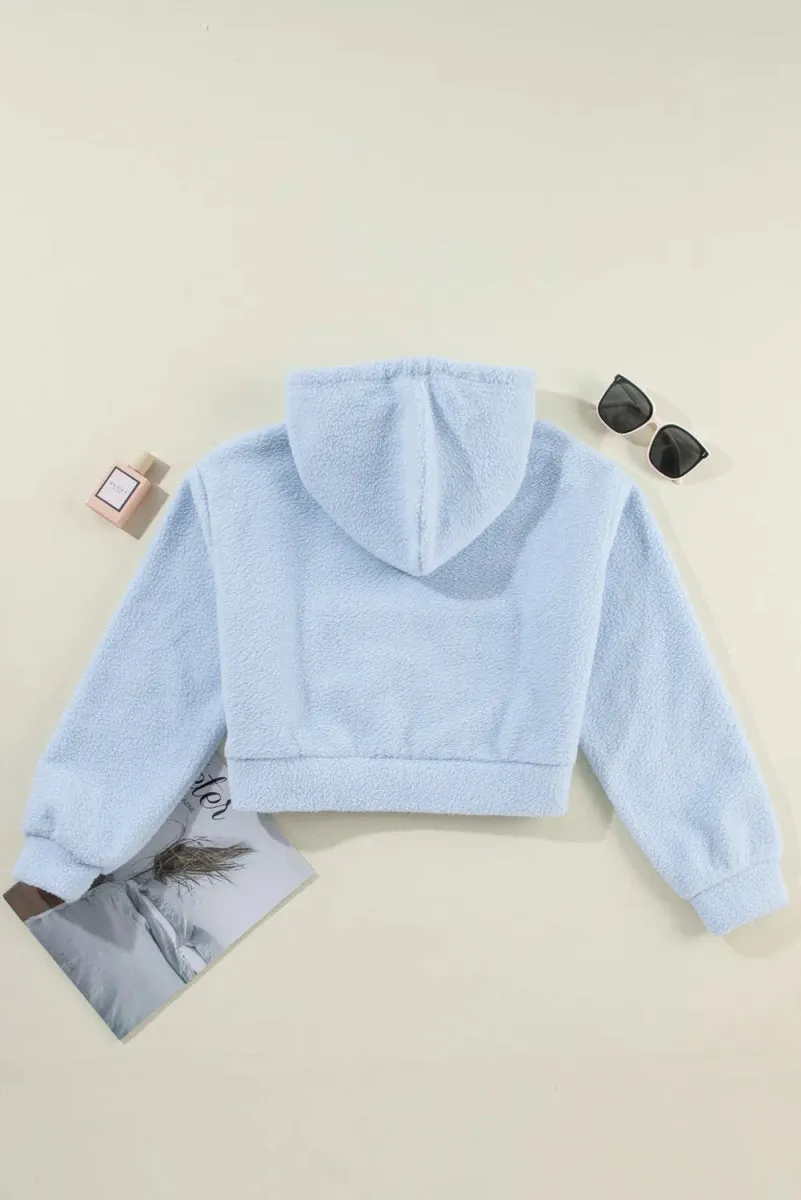 Pleasant Comfort Blue Hoodie Zip Up