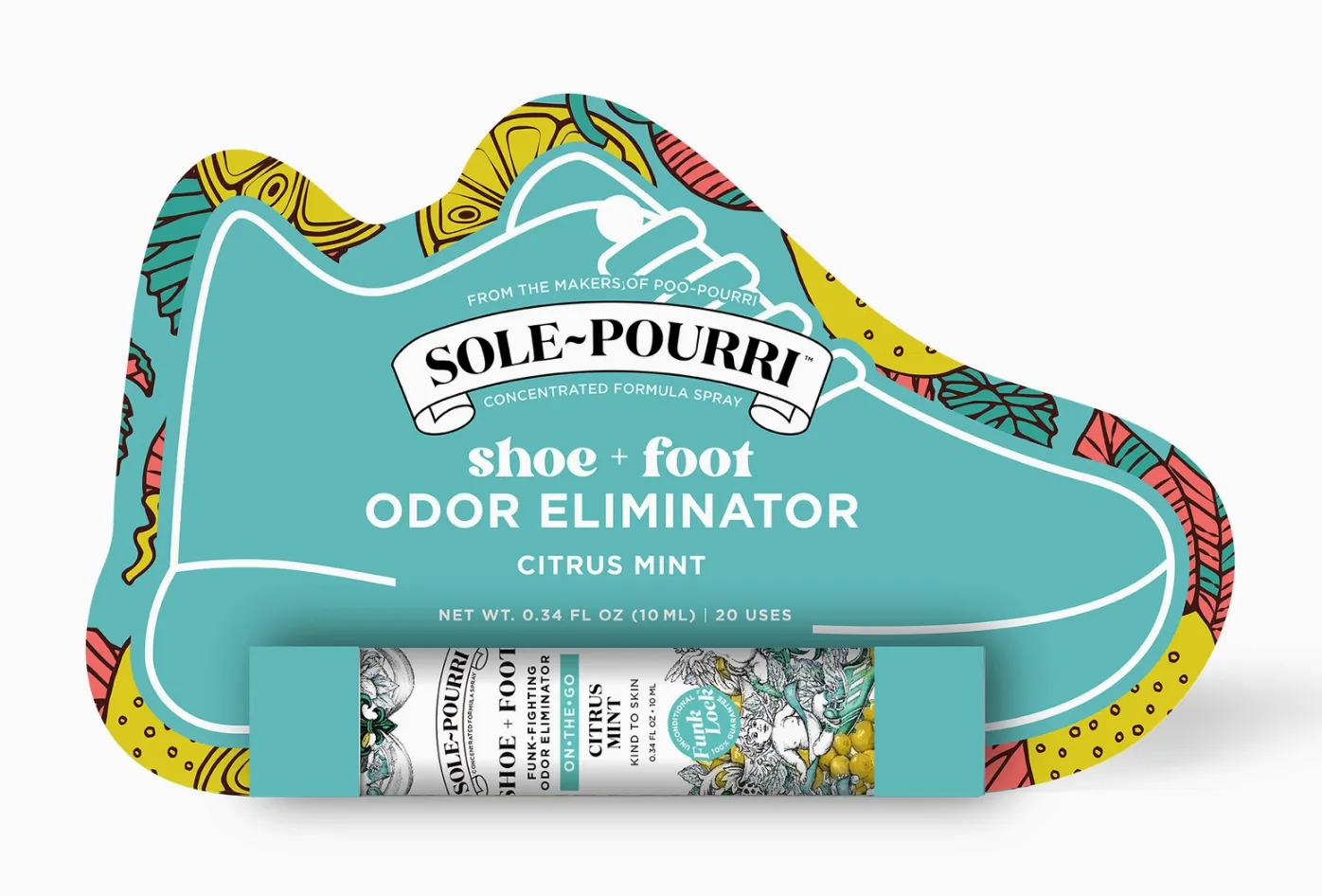 Poo Pourri - Sole~Pourri Shoe   Foot Odor Eliminator Citrus Mint 10mL