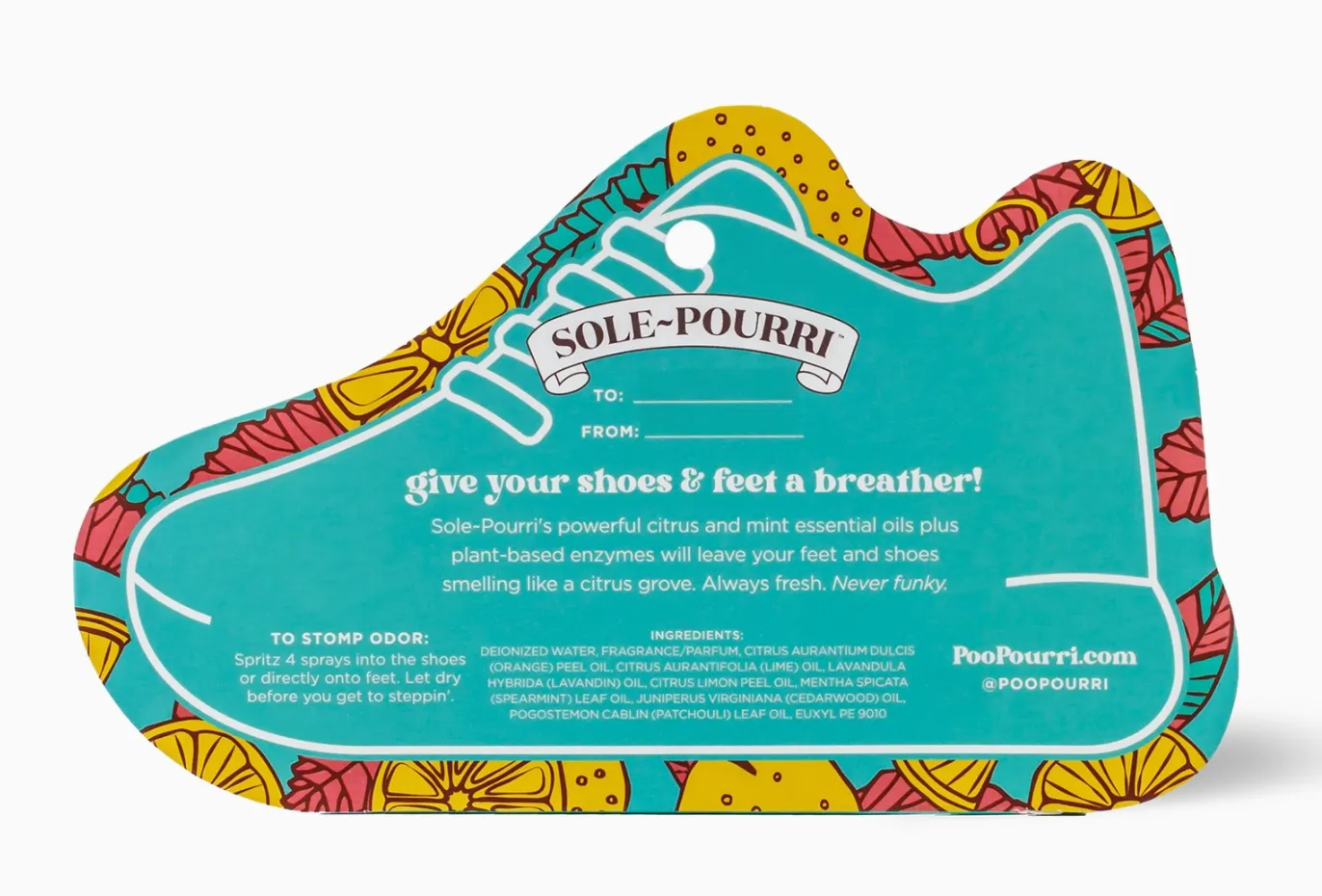 Poo Pourri - Sole~Pourri Shoe   Foot Odor Eliminator Citrus Mint 10mL