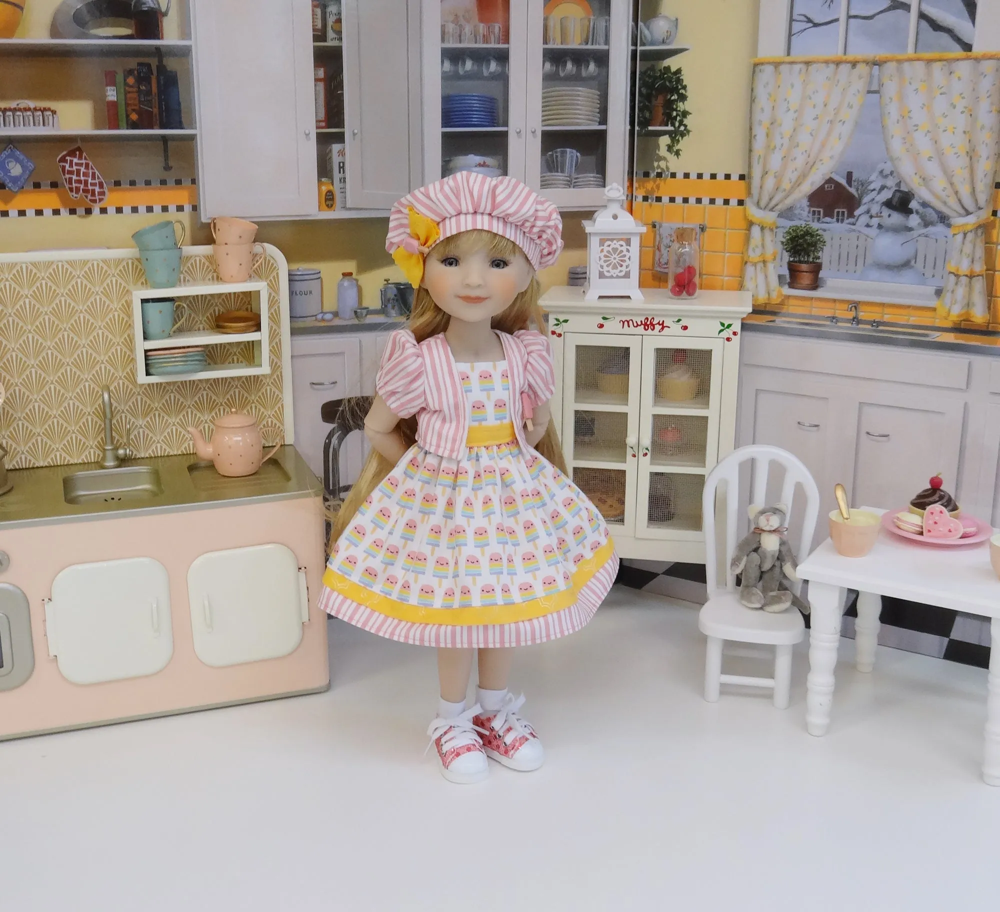 Popsicle - dress & jacket ensemble with shoes for Ruby Red Fashion Friends doll