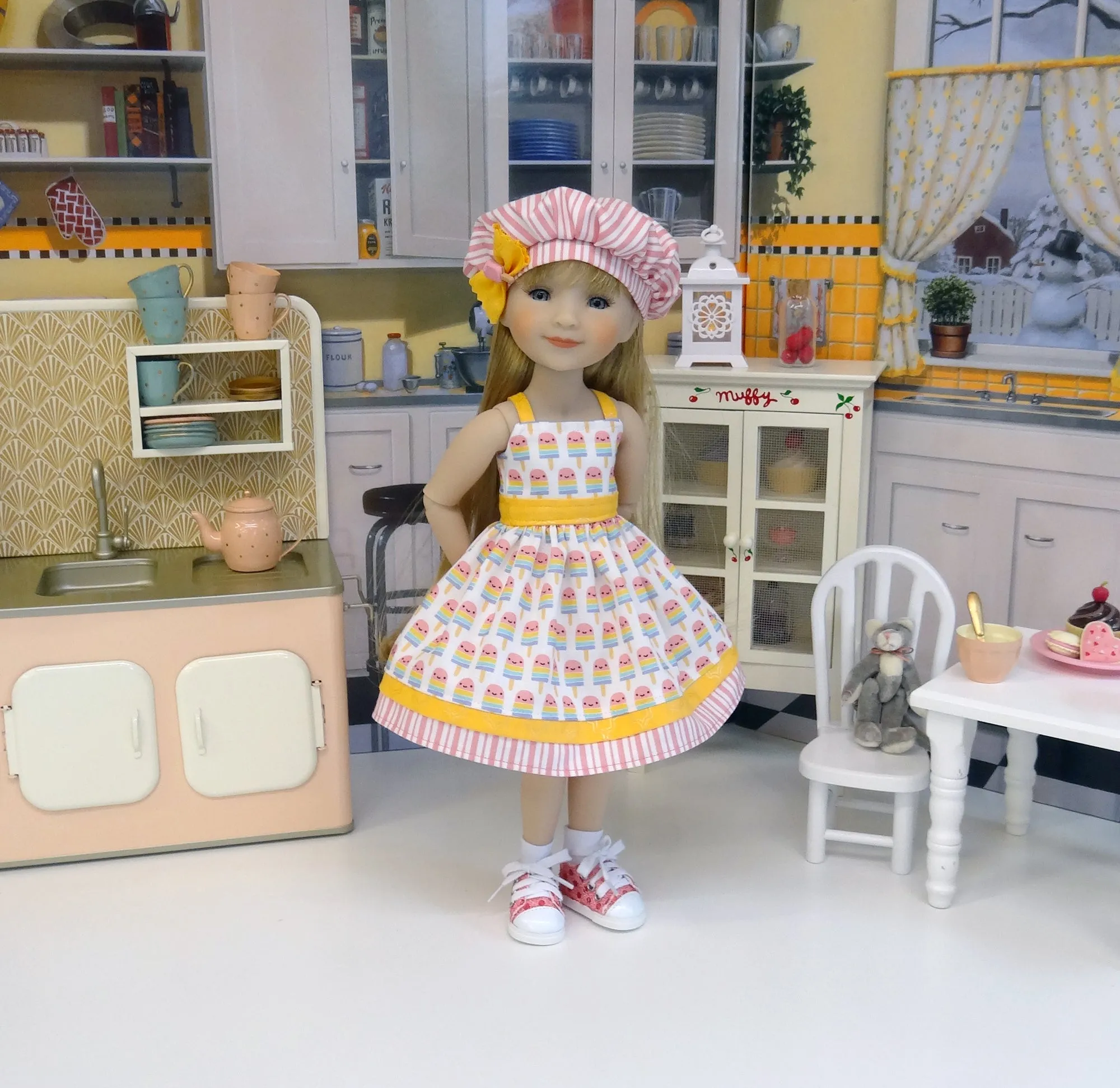 Popsicle - dress & jacket ensemble with shoes for Ruby Red Fashion Friends doll