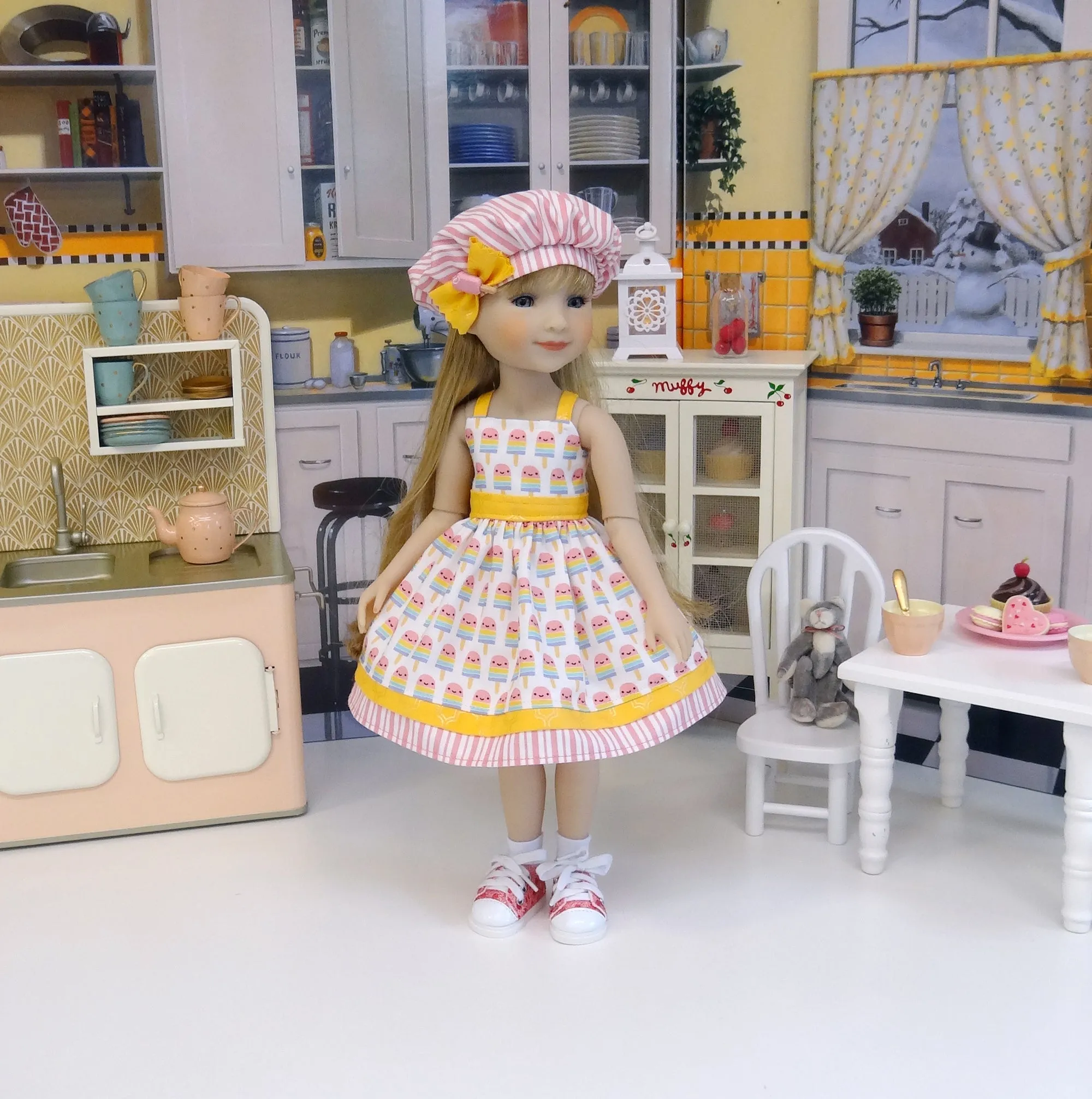 Popsicle - dress & jacket ensemble with shoes for Ruby Red Fashion Friends doll