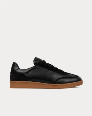 Portelet Leather Black / Gum Low Top Sneakers