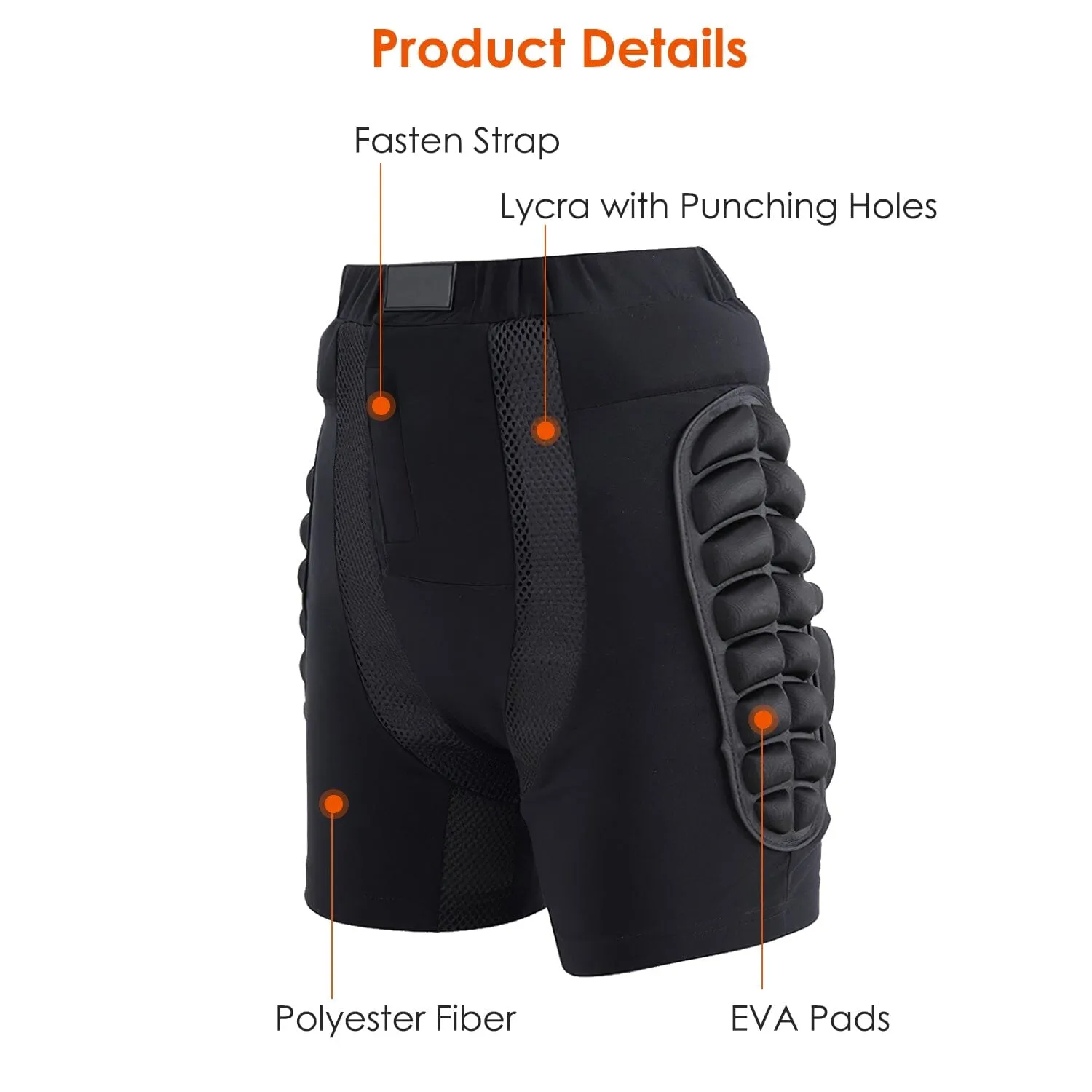 Protective Shorts for Skiing Snowboarding Skating Skateboarding