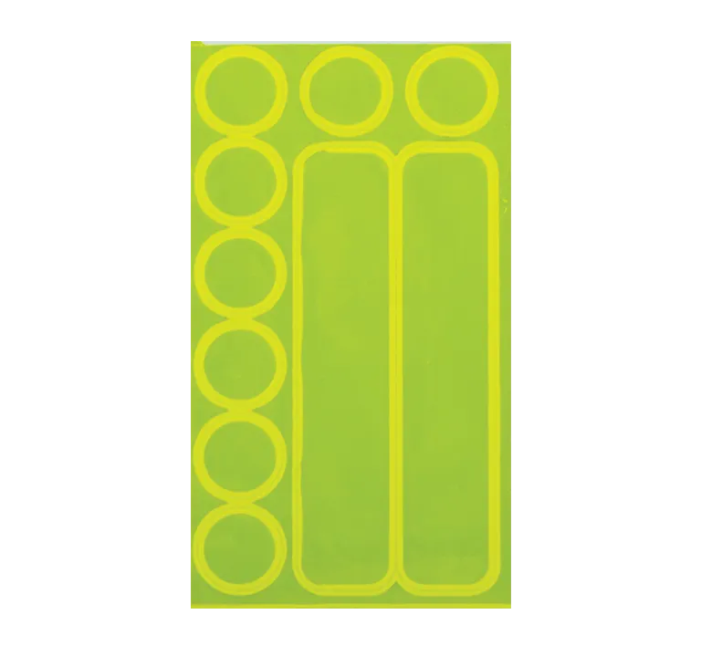 Reflective Dots and Dashes Stick Ons