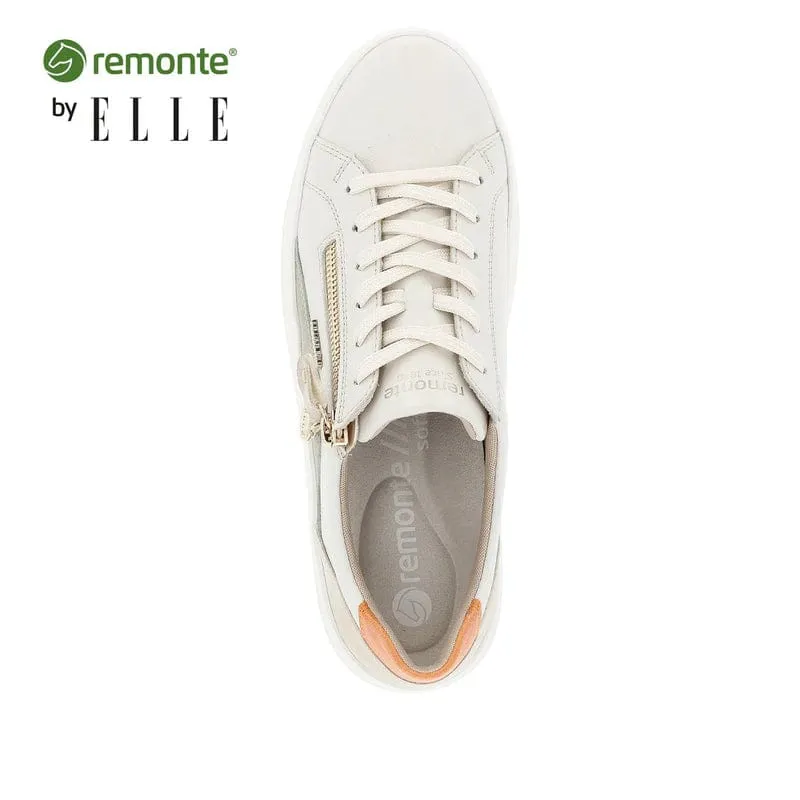 Remonte Women's Casual Sneakers- White Combination
