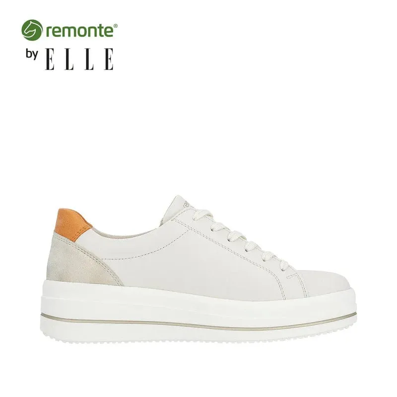 Remonte Women's Casual Sneakers- White Combination