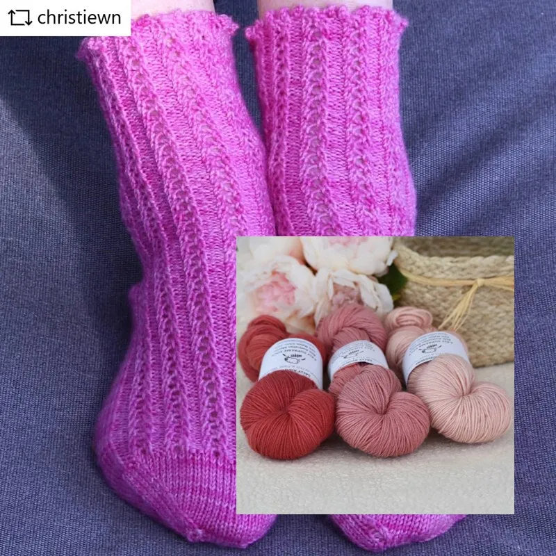 Ripple Rib Sock Pattern by Christie Wareham-Norfolk
