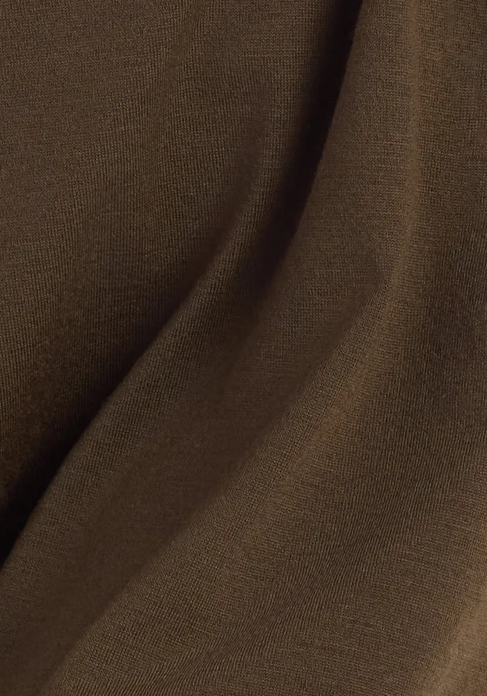 Rissa A Line Dress - Olive Leaf
