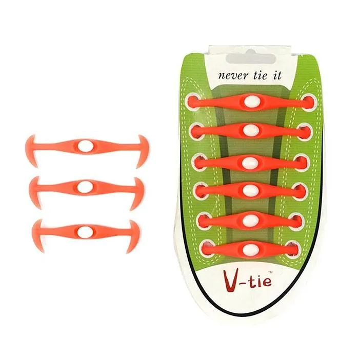 Silicone Lazy Laces - Assorted Colors