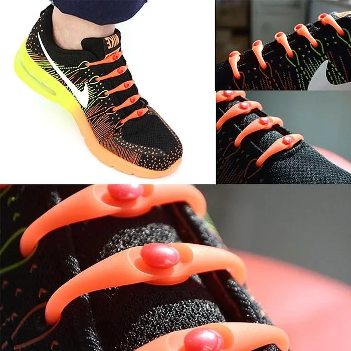Silicone Lazy Laces - Assorted Colors