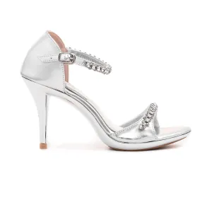 Silver Fancy Bridal Sandal FN5645