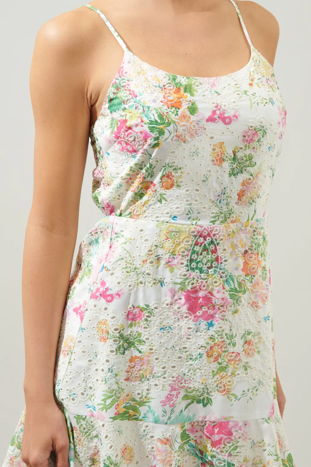 Sommerset Floral Eyelet Mini Dress