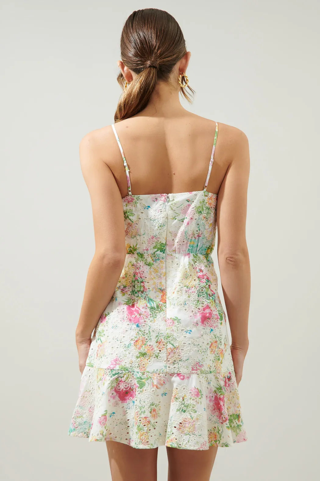 Sommerset Floral Eyelet Mini Dress