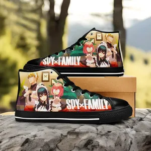 Spy x Family Yor Loid Anya Shoes High Tops Sneakers for Kids and Adults