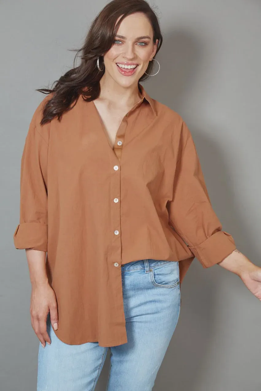 Studio Oversize Shirt / Cinnamon