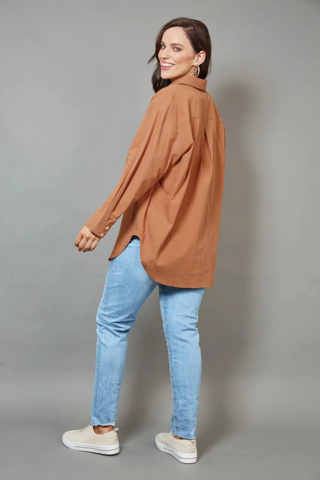 Studio Oversize Shirt / Cinnamon