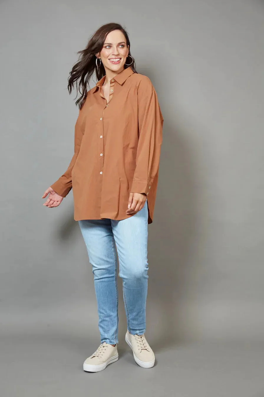 Studio Oversize Shirt / Cinnamon