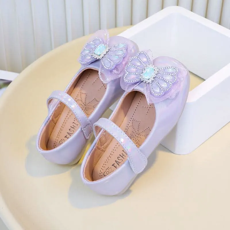 Sweet Princess Bow Shoes Elegant Bow Kid’s Shoes