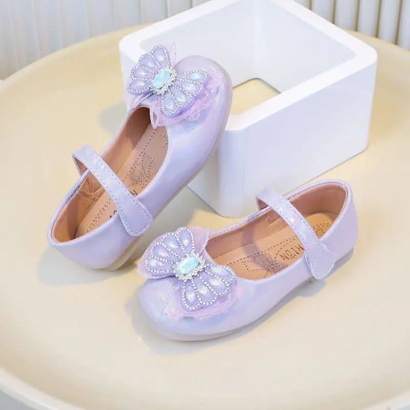 Sweet Princess Bow Shoes Elegant Bow Kid’s Shoes