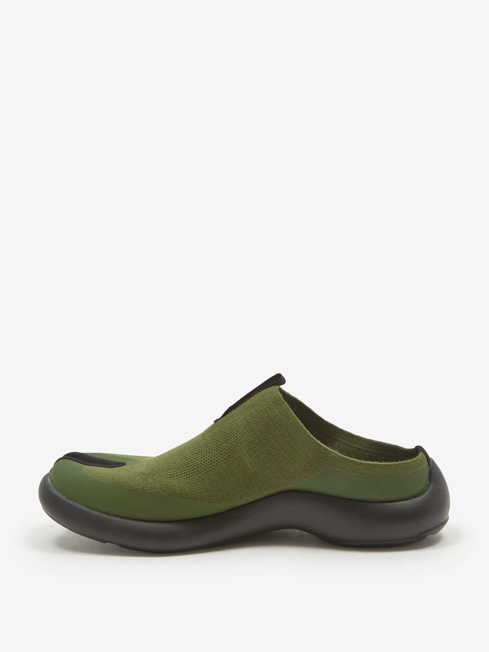 Tabi Footwear Mules - Forest/Black