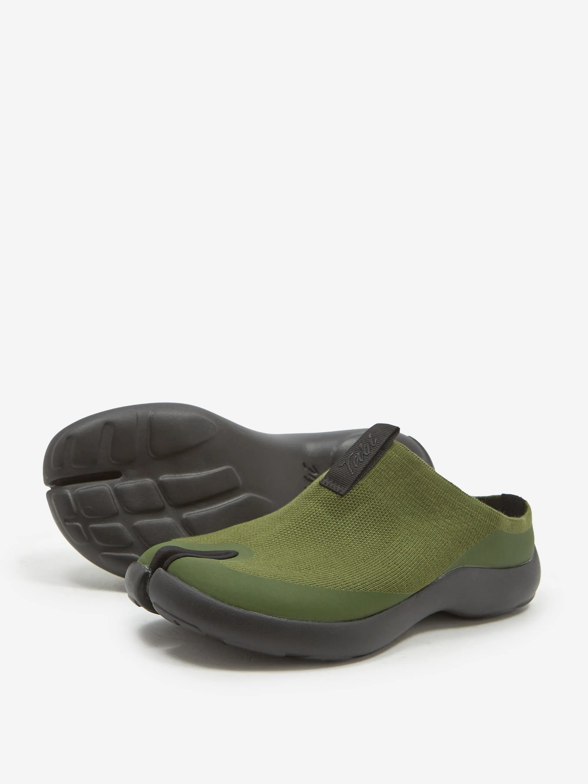 Tabi Footwear Mules - Forest/Black