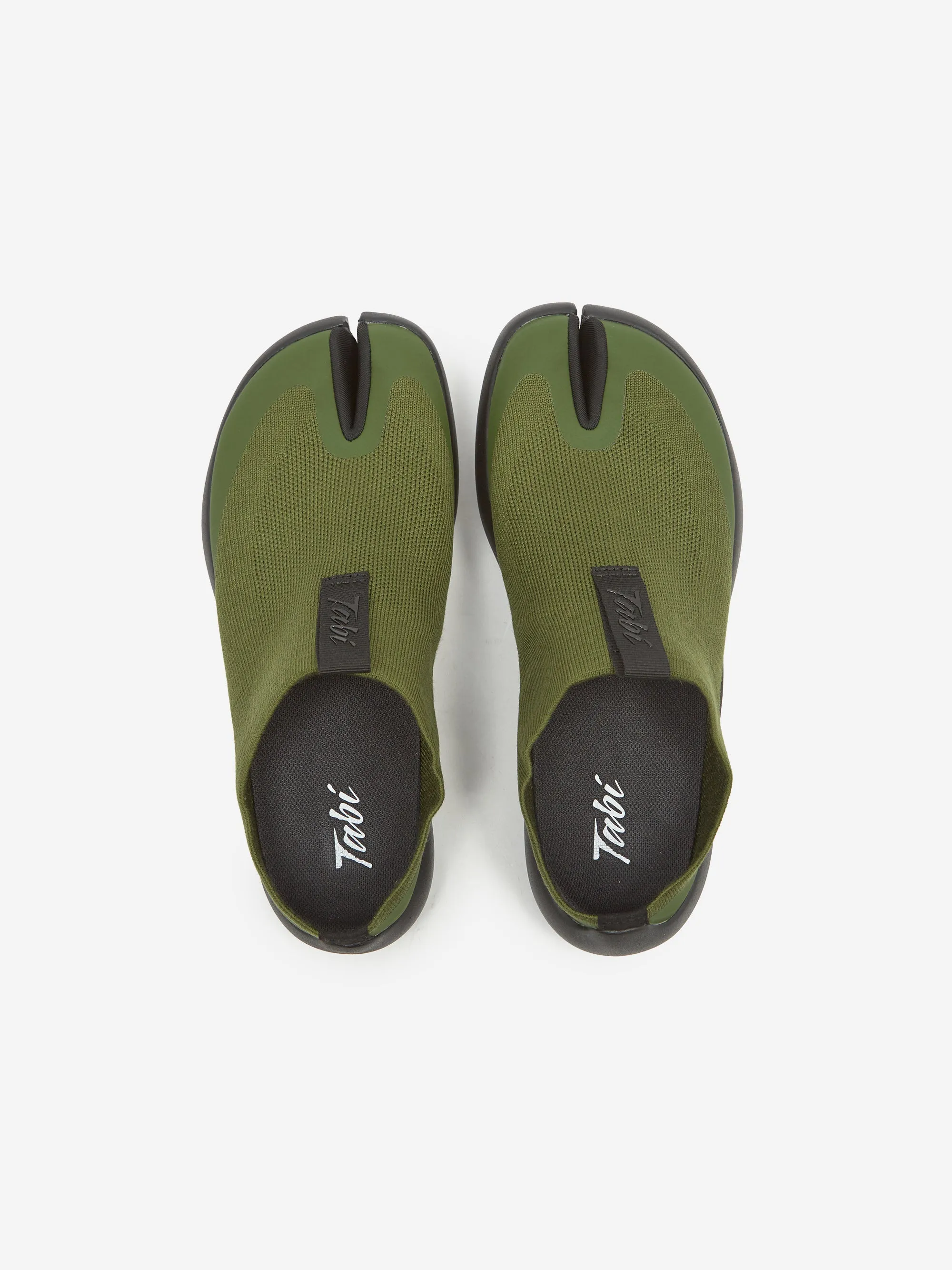 Tabi Footwear Mules - Forest/Black