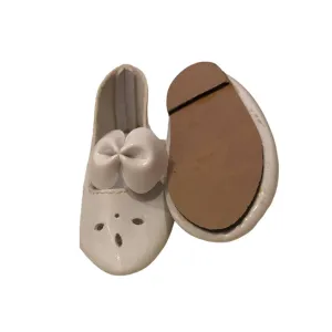 Tallina's Bone Slip on Baby Doll Shoes