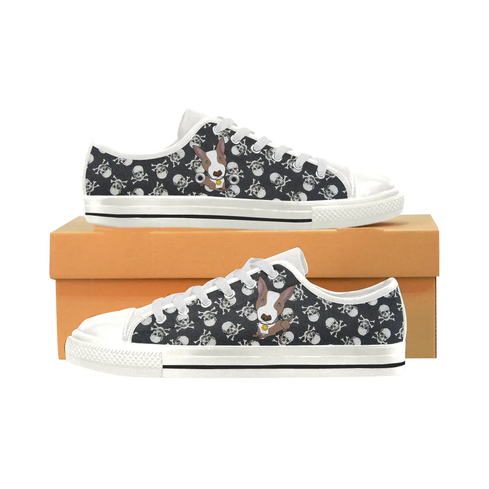 Tennis Shoes - BRINDLE Dog - Ladies -Three styles