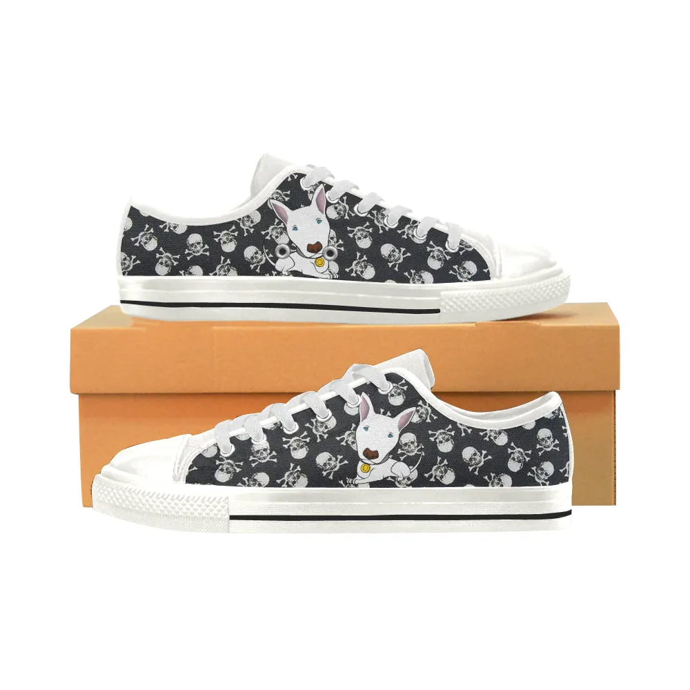 Tennis Shoes - WHITE Dog - Ladies -Three styles