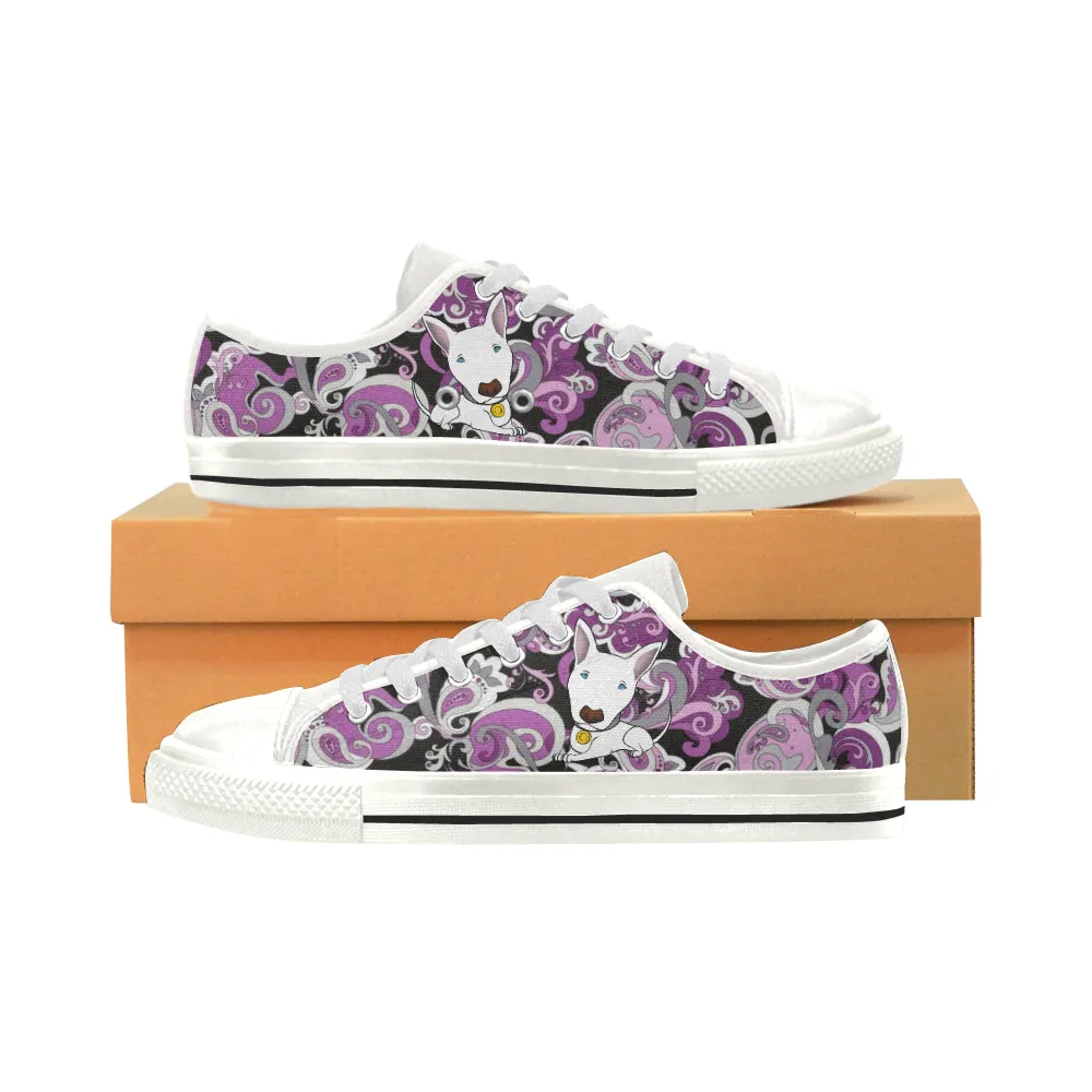 Tennis Shoes - WHITE Dog - Ladies -Three styles