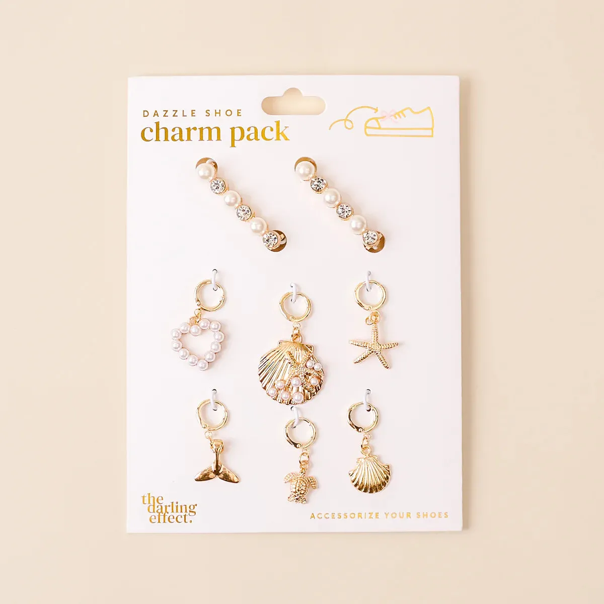 The Darling Effect - Ocean Breeze Dazzle Shoe Charm Pack (Add-On)