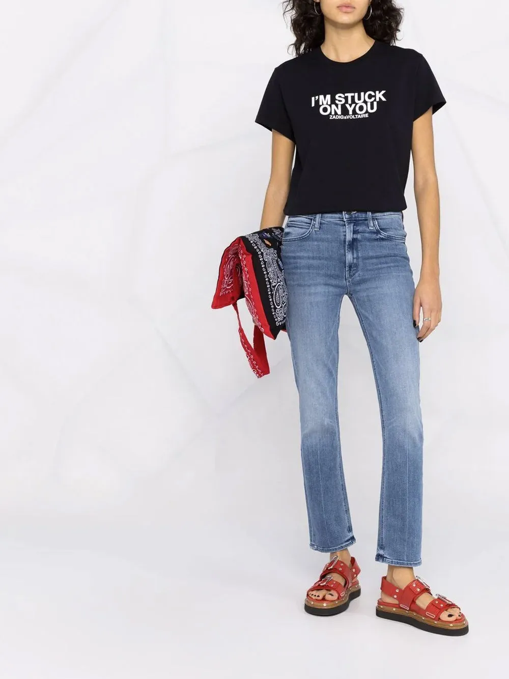 The Mid Rise Dazzler Ankle Jean