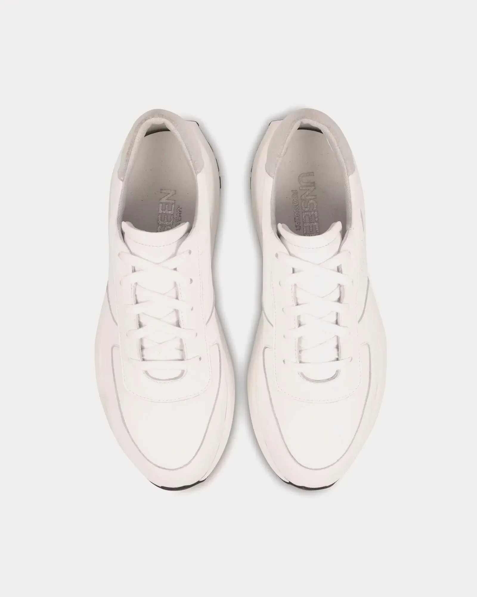 Trinity Leather & Suede White / Bone Low Top Sneakers
