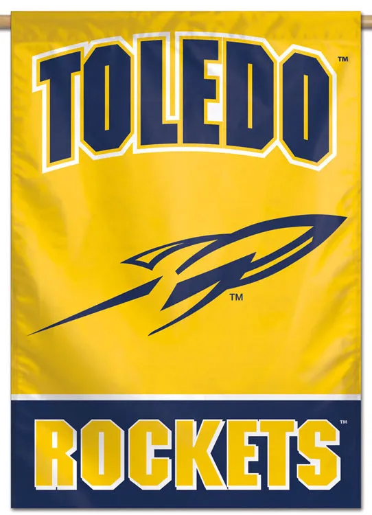 University of TOLEDO ROCKETS Official NCAA Team Logo NCAA Premium 28x40 Wall Banner - Wincraft Inc.