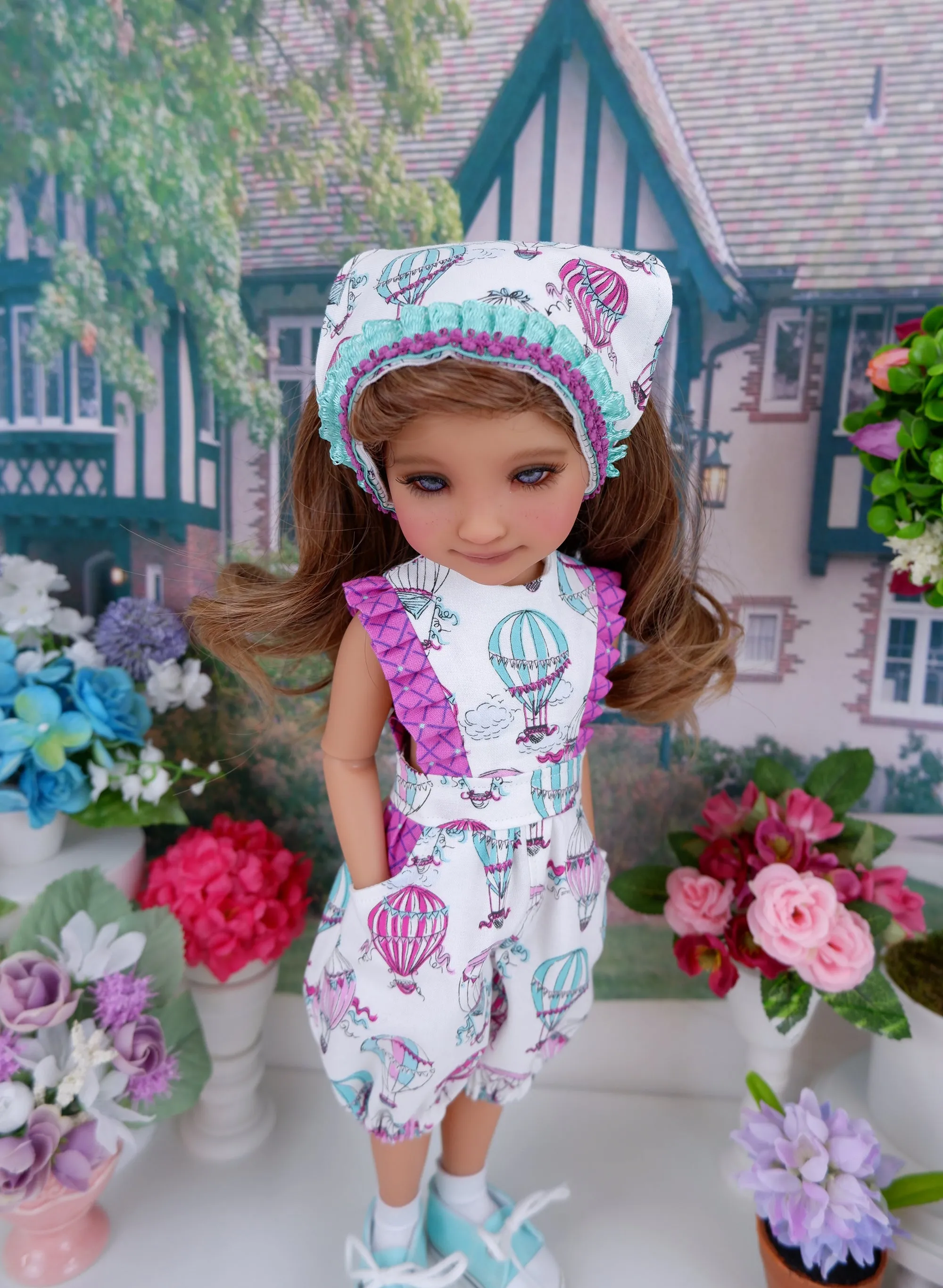 Up, Up & Away - romper with shoes for Ruby Red Fashion Friends doll