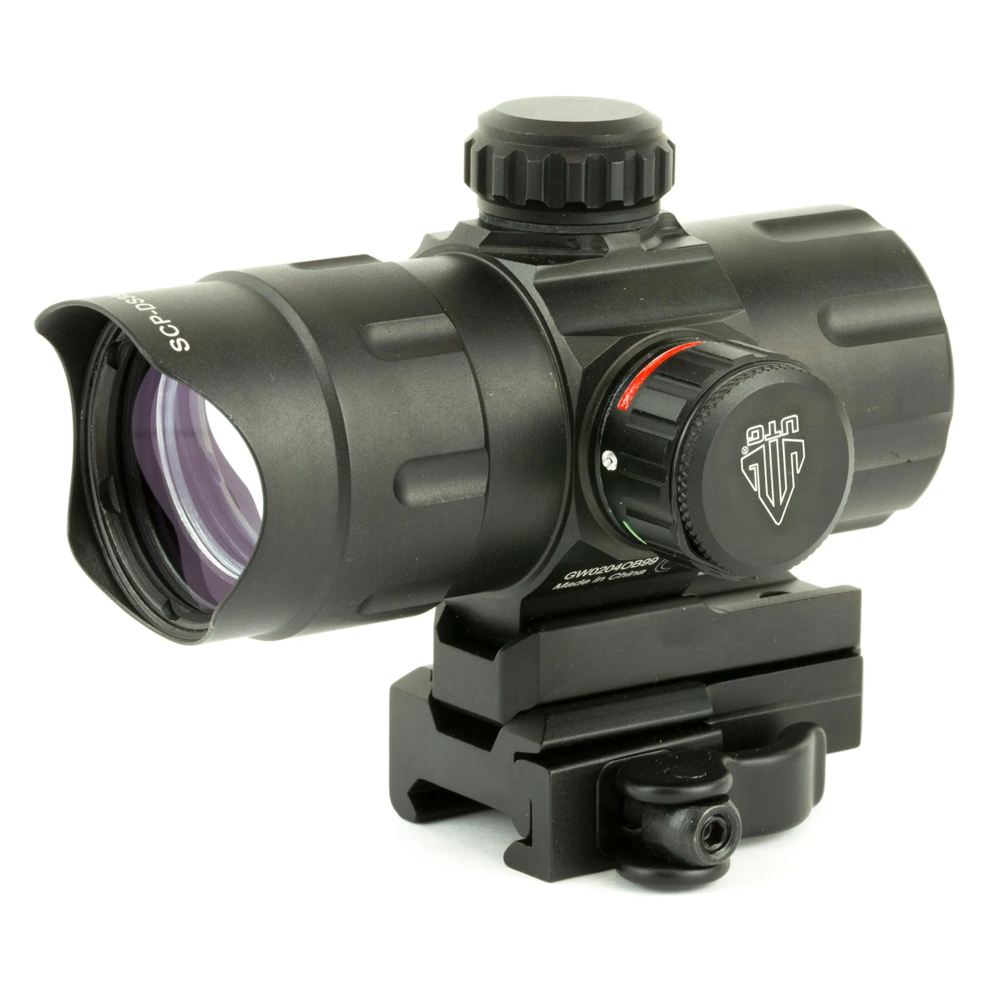 Utg 4.2" Ita T-dot W-qd Mount Rd-grn