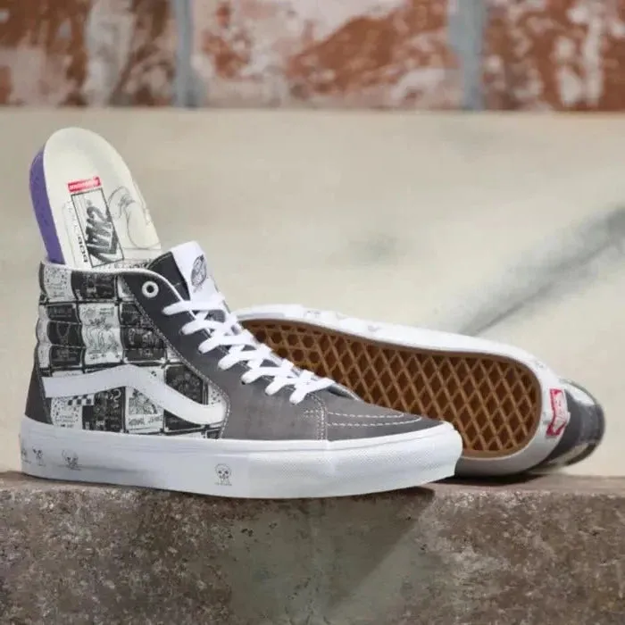 VANS SKATE SK8-HI DANIEL JOHNSTON SHOES