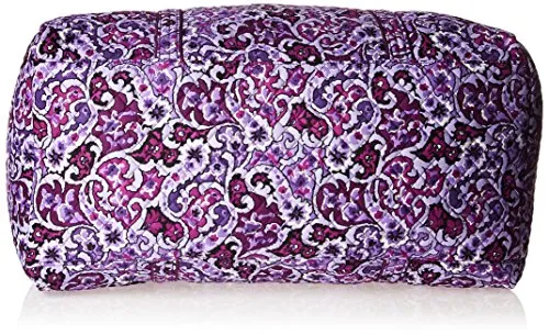 Vera Bradley Women's Iconic Large Travel Duffel-Signature, Lilac Paisley, One Size
