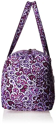 Vera Bradley Women's Iconic Large Travel Duffel-Signature, Lilac Paisley, One Size