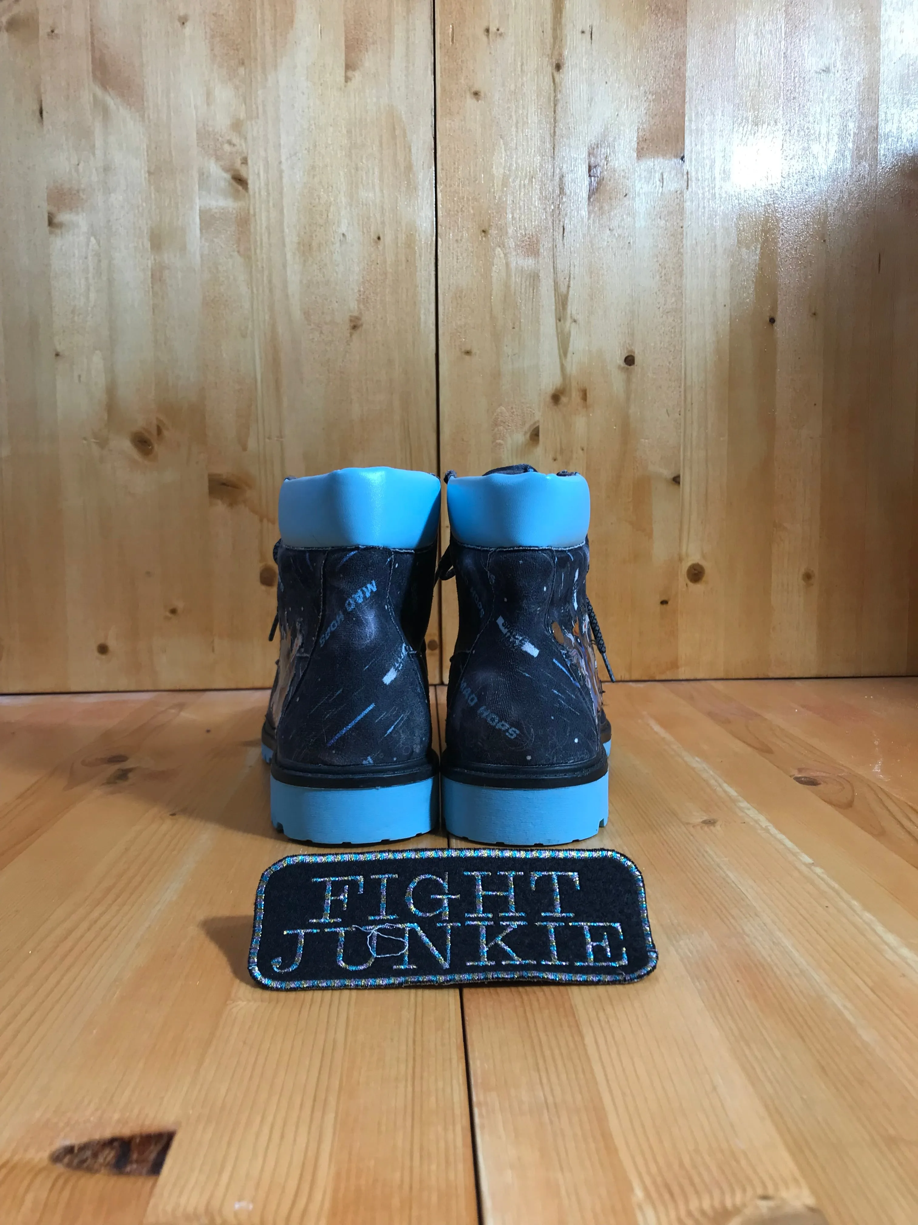 WARNER BROTHERS SPACE JAM SPACEJAM Men's Size 10 Suede Boots Black Blue