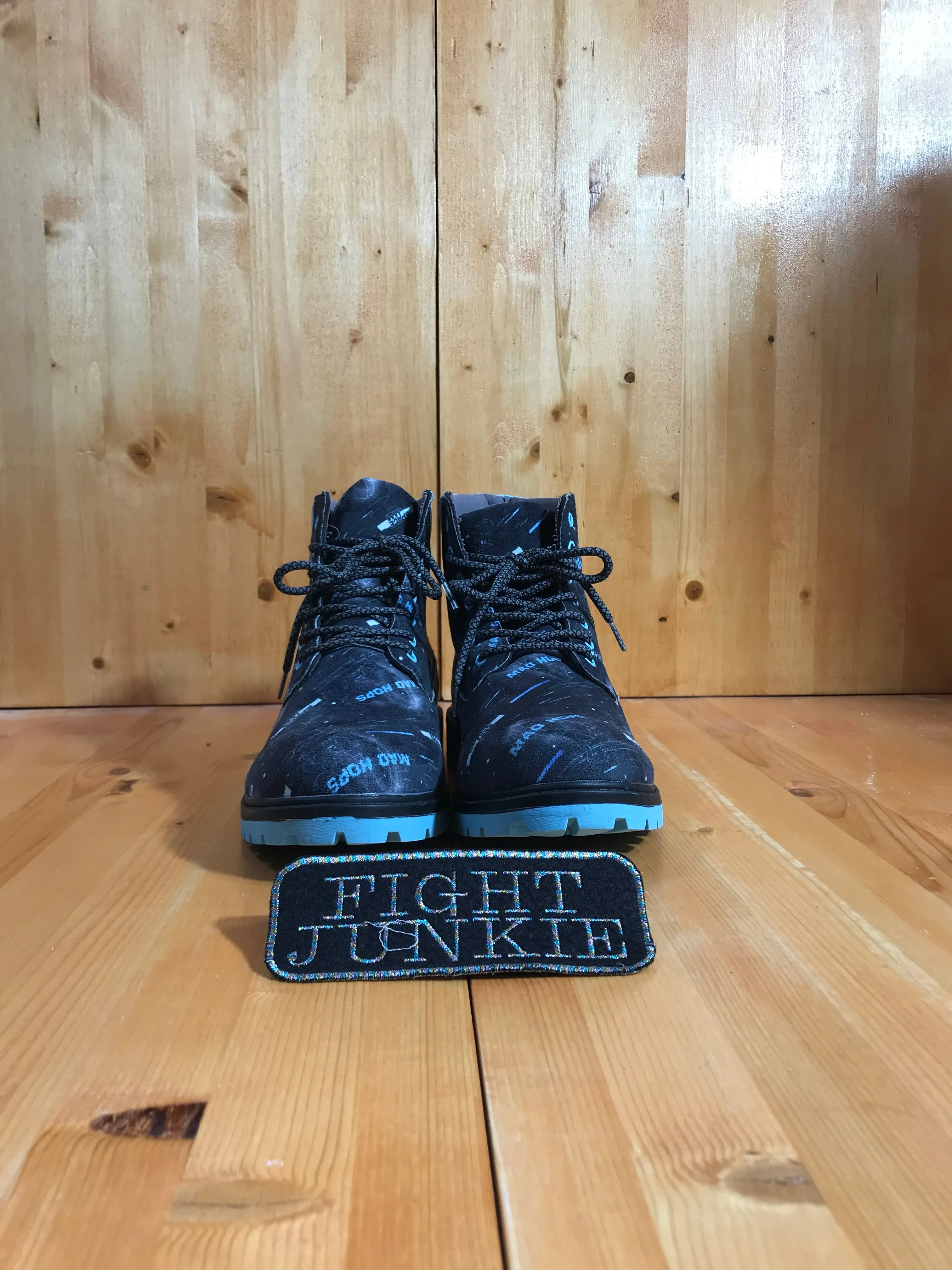 WARNER BROTHERS SPACE JAM SPACEJAM Men's Size 10 Suede Boots Black Blue