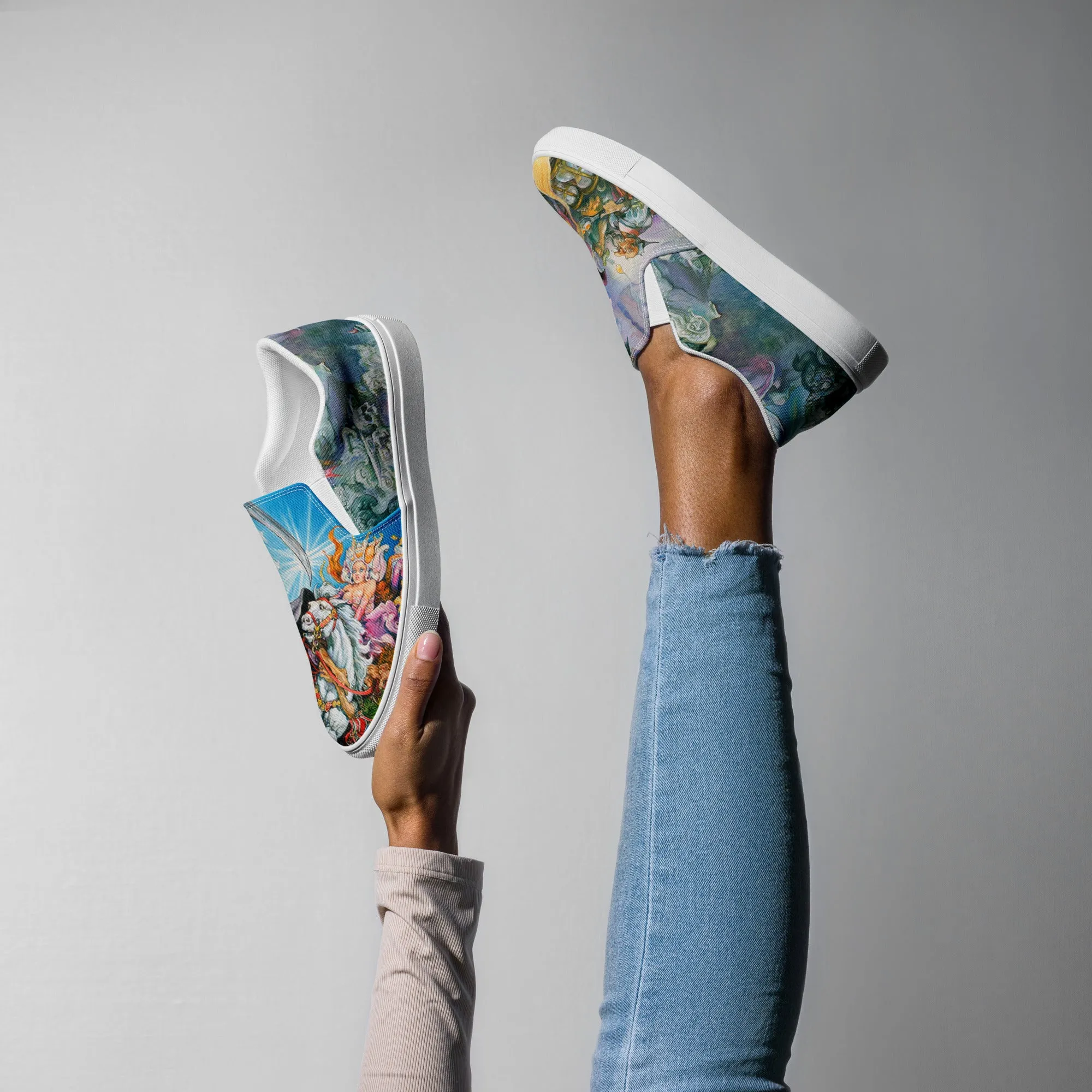 Women’s Mort (plus Albert) slip-on canvas shoes *US SIZES SHOWN! USE CHART!