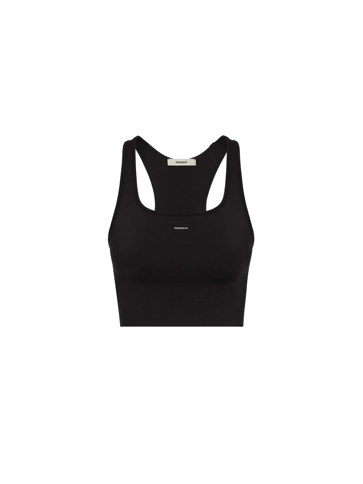 Women's Plant-Stretch Compressive Sports Bra—black