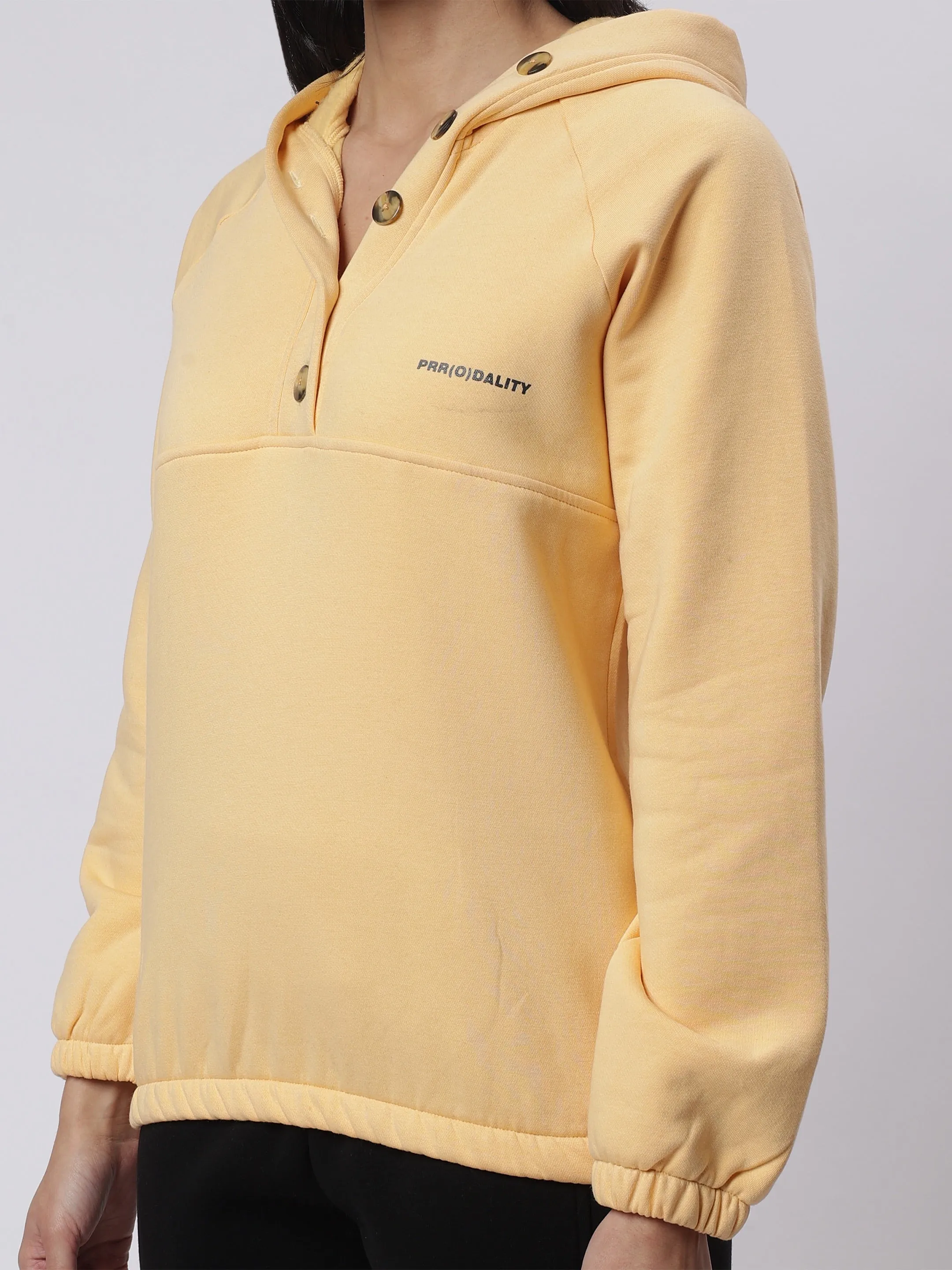 Yellow and Black Button Accent Co-Ord: Everyday Ease